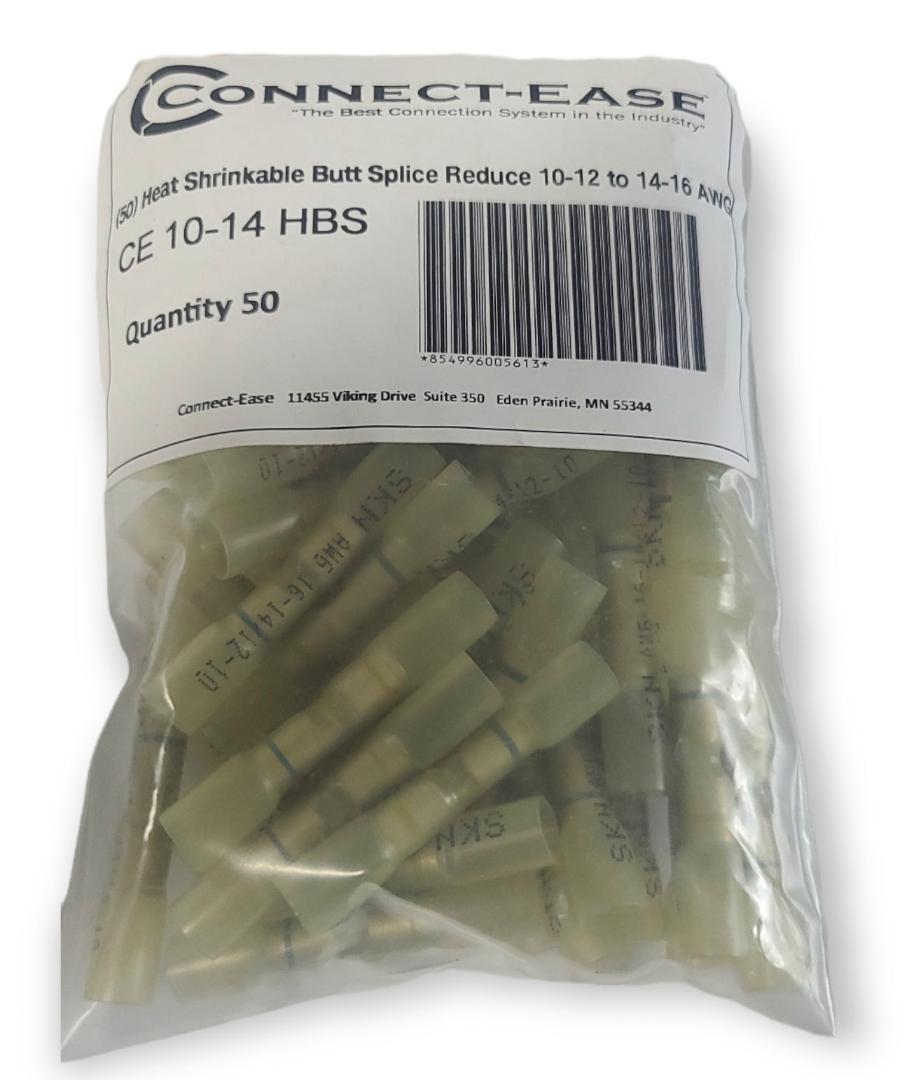 Connect-Ease BCE1012-1416 Heat Shrink Butt Splices To Reduce 10-12 To ...