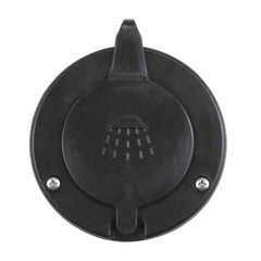 Scandvik 10262P Black Cap & Container f/Scandvik Recessed Shower