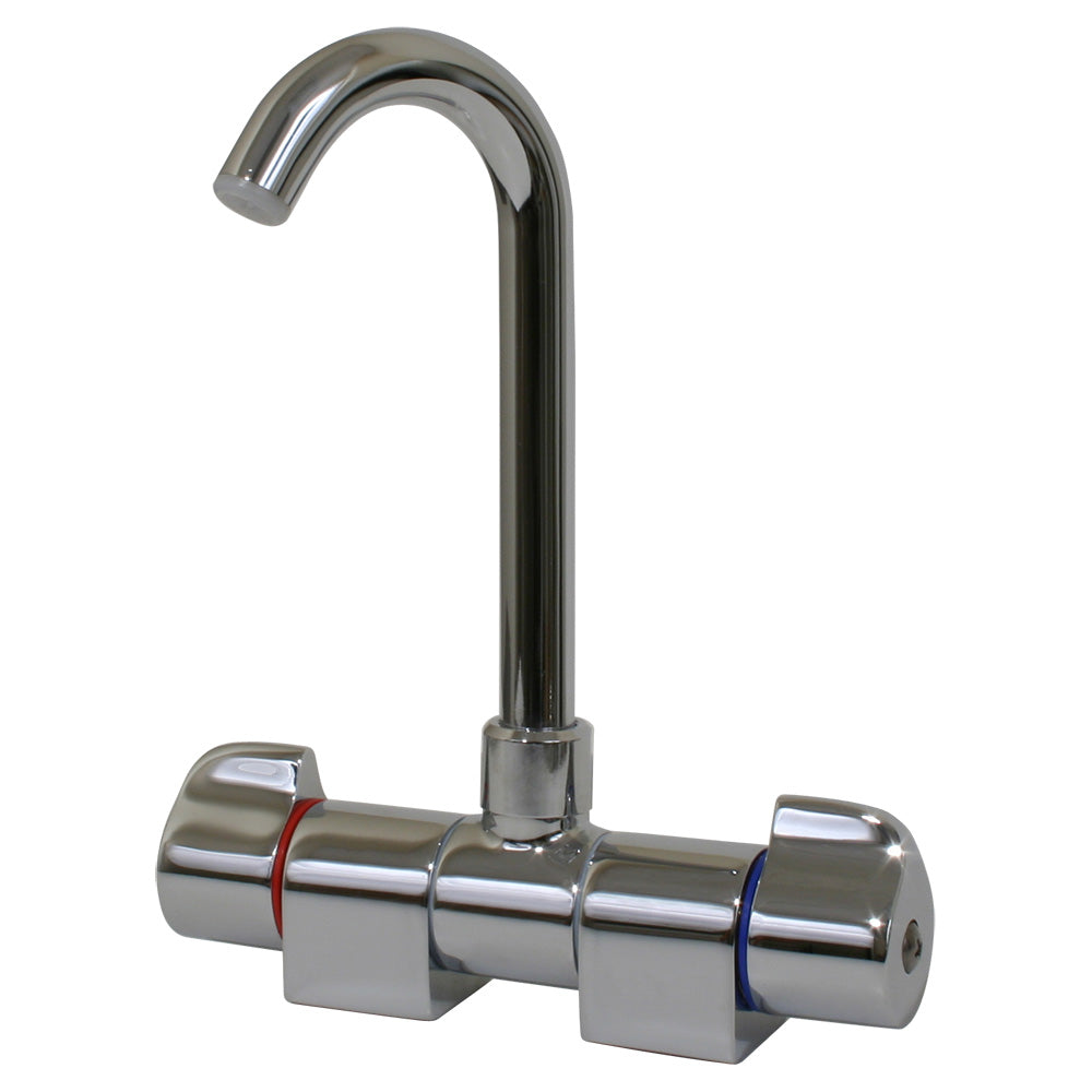 Scandvik 10474P Chrome Folding Spout Mixer