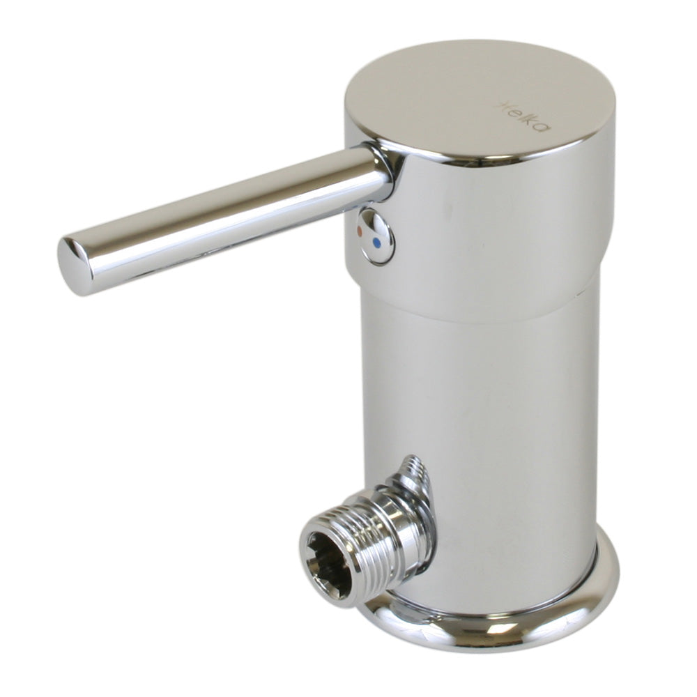 Scandvik 16201 Minimalistic Compact Single Level Mixer - Deck Mount - 3/8" & 1/2" Fittings