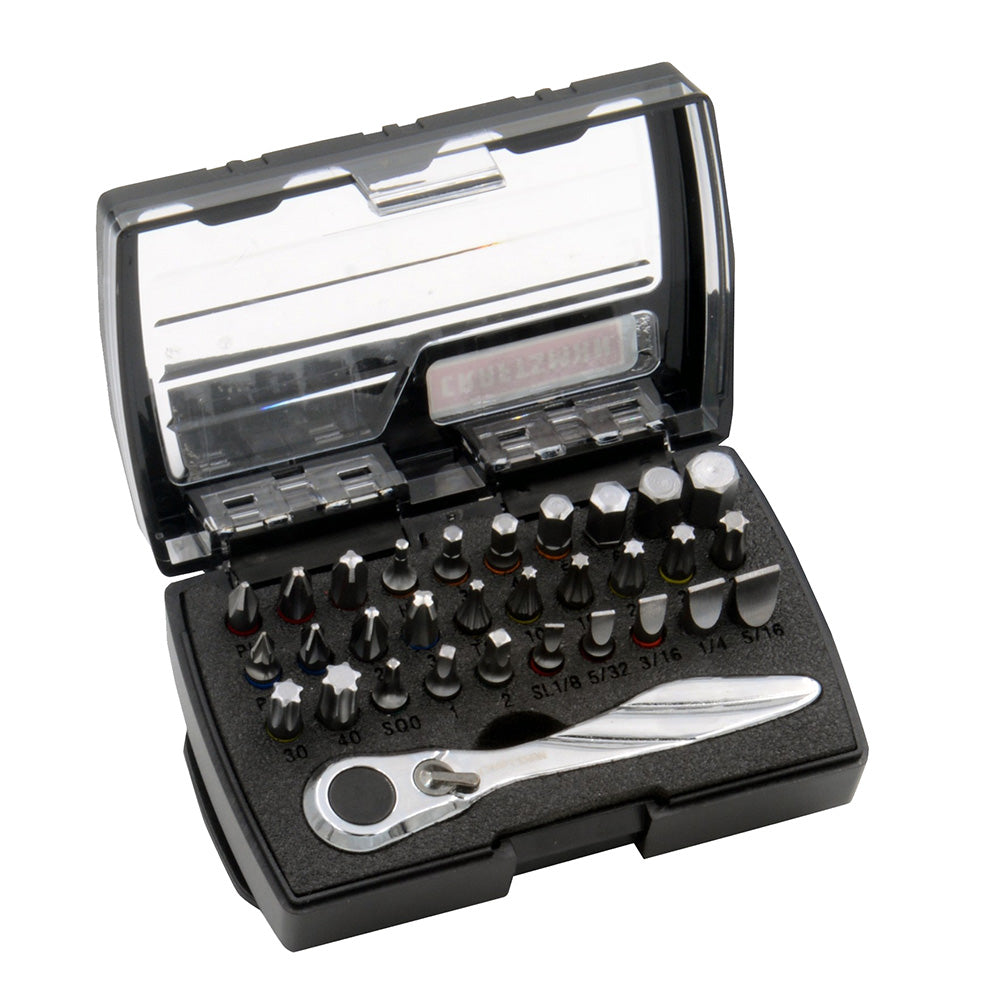 CRAFTSMAN 99855 31-Piece Mini Ratchet & Bit Set - 1/4" Drive Ratchet