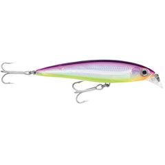 Rapala SXR08PRCH X-Rap Saltwater 3-1/8" Purple Chartreuse