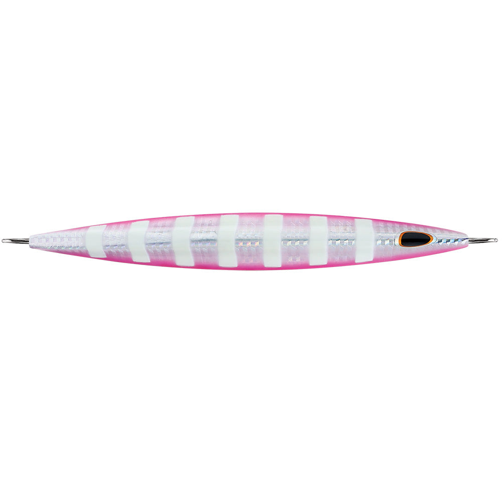 Williamson KSJ120SPZ Kensaki 120 Jig - 5.25" - 4.25oz - Silver Pink Zebra