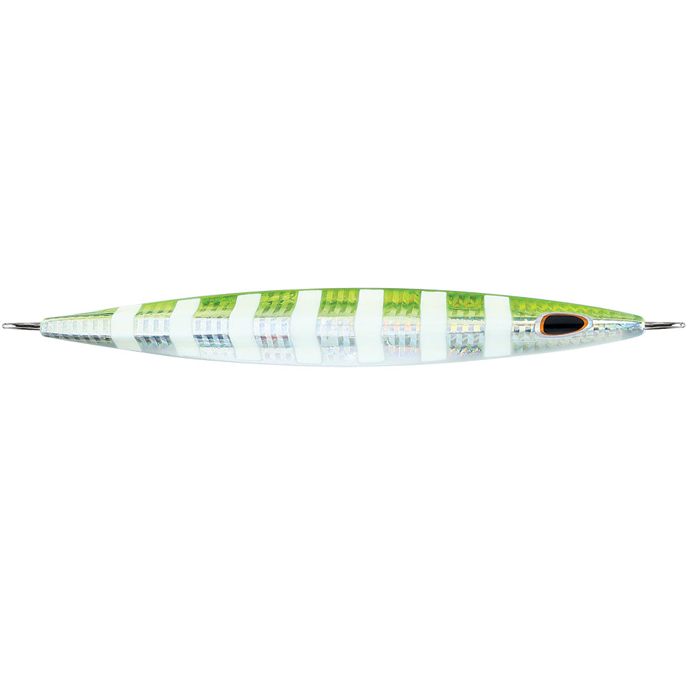 Williamson KSJ170UVGSZ Kensaki 170 Jig - 6" - 6oz - UV Green Sardine Zebra