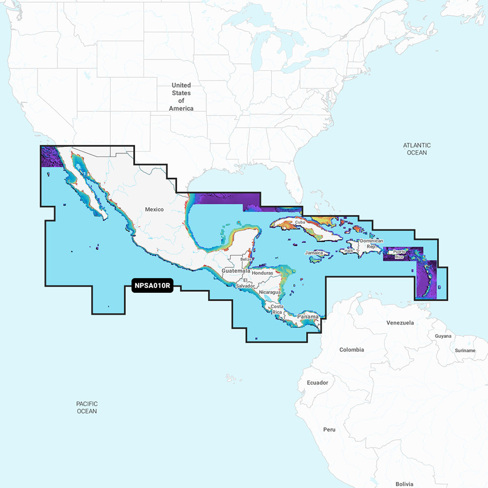 Navionics 010-C1459-40 Platinum+ NPSA010R - Central America & Caribbean