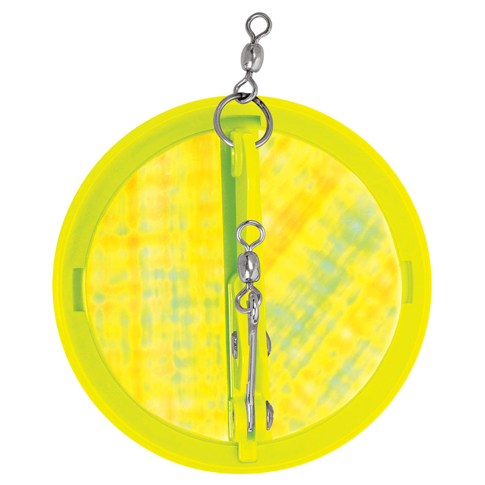 Luhr-Jensen 5560-000-2509 3-1/4" Dipsy Diver - Chartreuse/Silver Bottom Moon Jelly