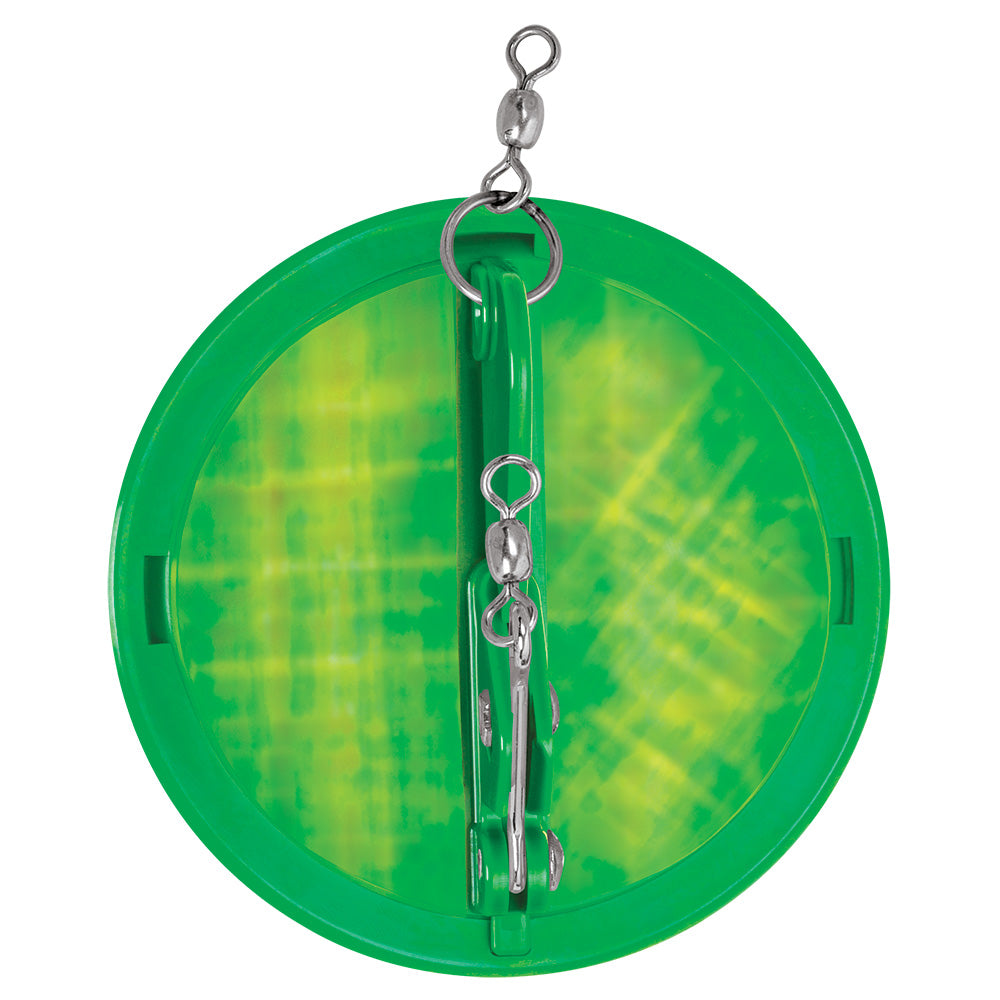 Luhr-Jensen 5560-000-2511 3-1/4" Dipsy Diver - Kelly Green/Silver Bottom Moon Jelly