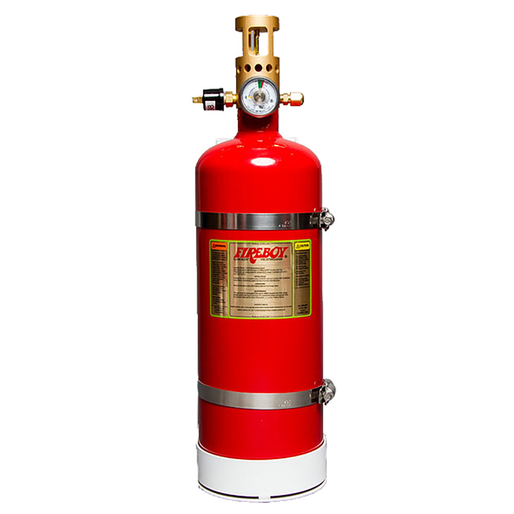 Fireboy-Xintex CG0225NVC-F Automatic Vertical Fire Extinguisher w/Heavy Duty Bracket - 225 Cubic Feet Volume Protected