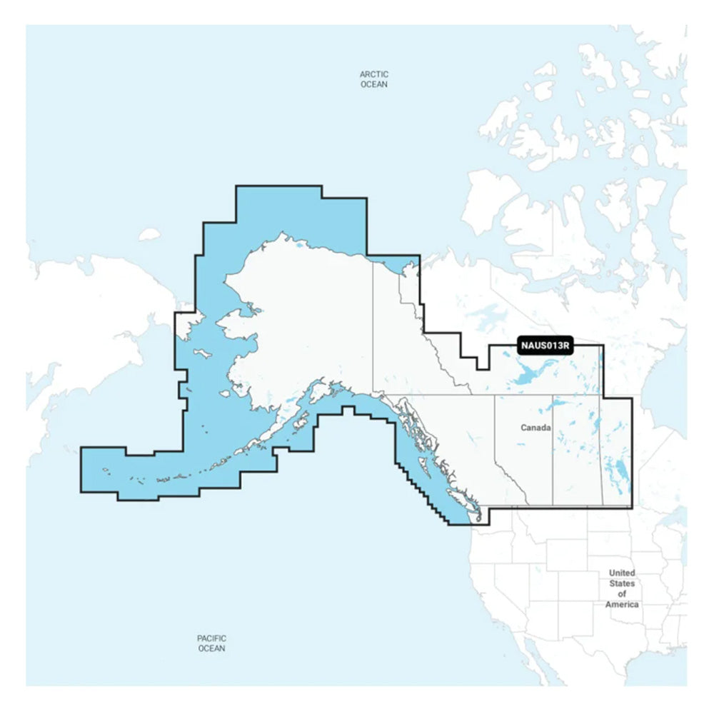 Navionics 010-C1467-30 NAUS013R - Canada, West & Alaska - Navionics+