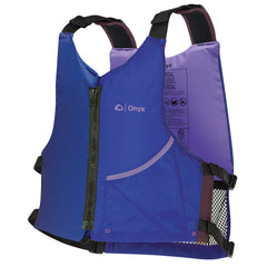 Onyx 121900-600-004-24 Universal Paddle PFD Life Jacket - Adult - Blue/Purple