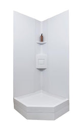 Icon 15246 Neo-Angle Shower 90° Shower Surround Kit