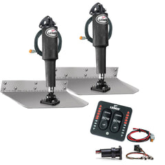 Lenco 9" x 24" Standard Trim Tab Kit w/LED Indicator Switch Kit 12V TT9X24I