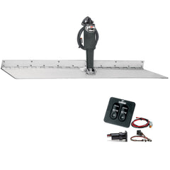 Lenco 12" x 30" Super Strong Trim Tab Kit w/Standard Tactile Switch Kit 12V TT12X30SS