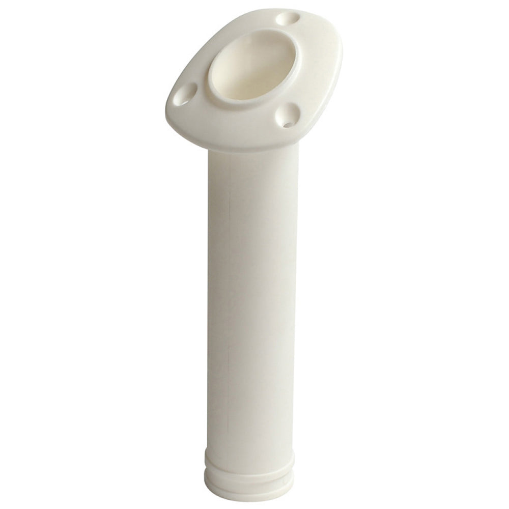 C.E. Smith 55120A Flush Mount 30° Nylon Rod Holder - White