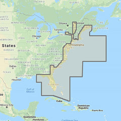 Furuno MM3-FNA-022 C-MAP Fishing Chart US East Coast & Bahamas *Needs System ID# To Process