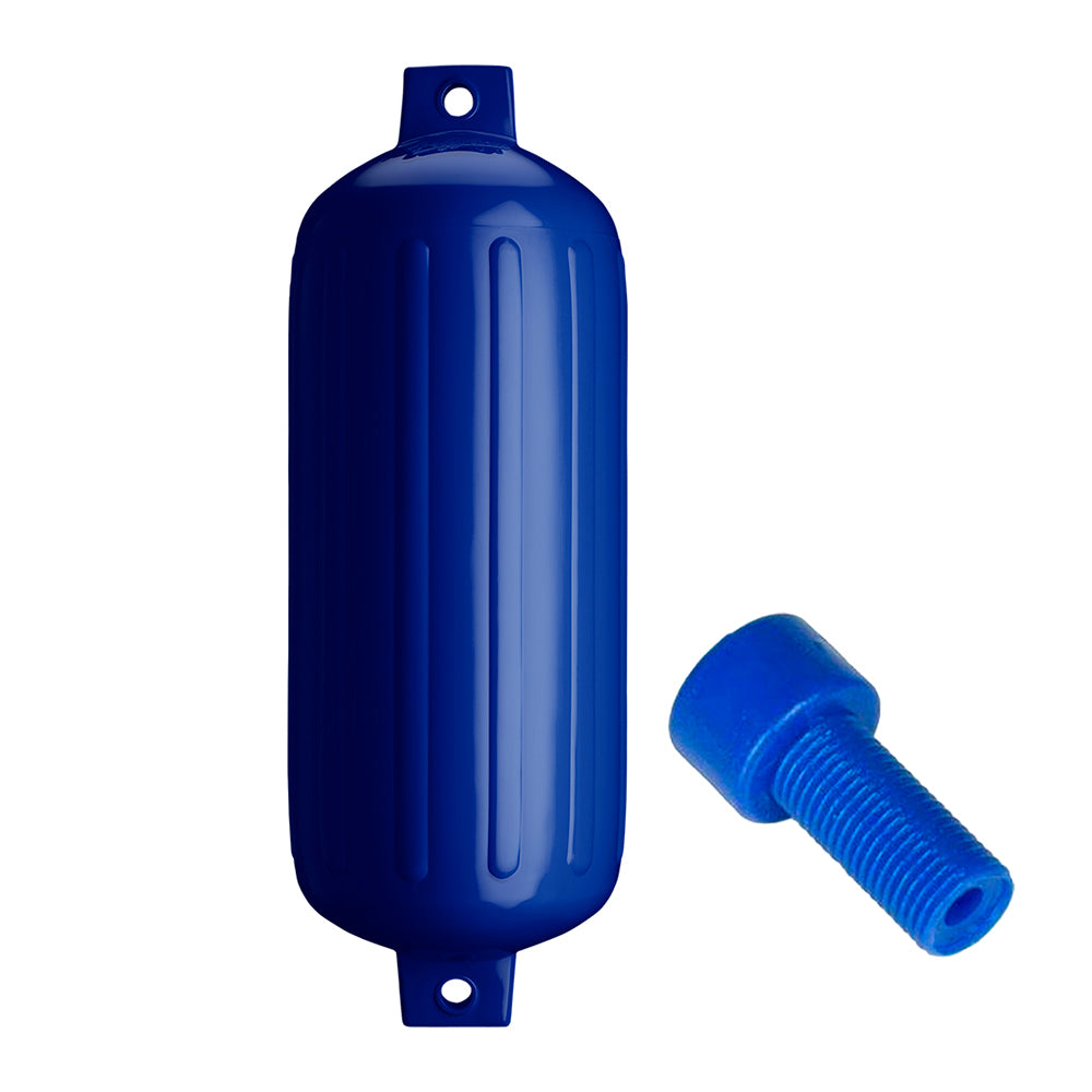 Polyform G-6 Twin Eye Fender 11" x 30" - Cobalt Blue w/Adapter G-6-COBALT BLUE