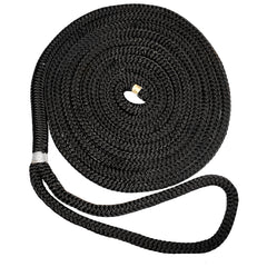 New England Ropes 3/4" Double Braid Dock Line - Black - 50' C5054-24-00050