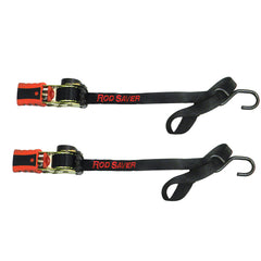 Rod Saver Mini Retractable Tie Down w/Soft Hook - 50" - Pair RT50SH