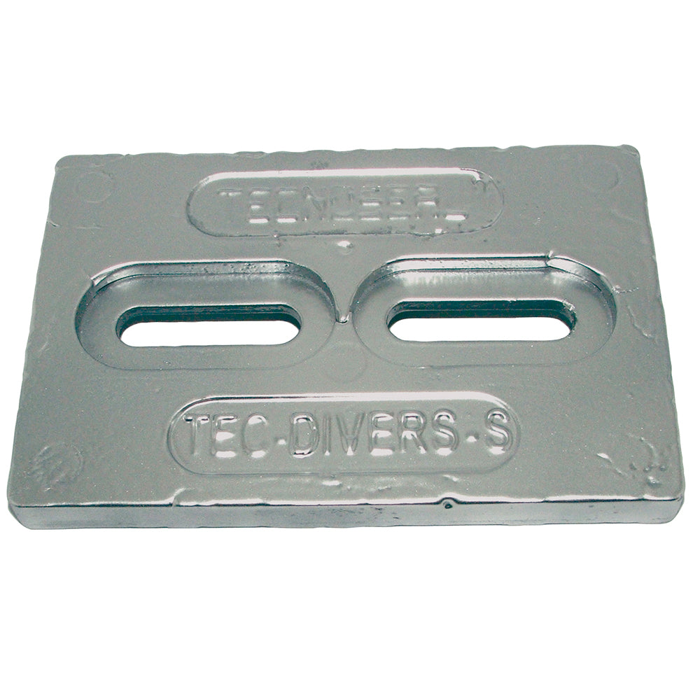 Tecnoseal Mini Zinc Plate Anode 6" x 4" x 1/2" TEC-DIVERS-S