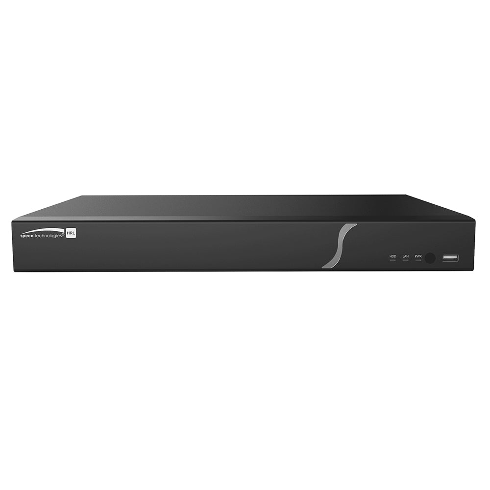 Speco H6HRL2TB 6 Channel Hybrid Recorder 4 Hybrid (TVI or IP) +2IP, 2TB (For IP & Analog)