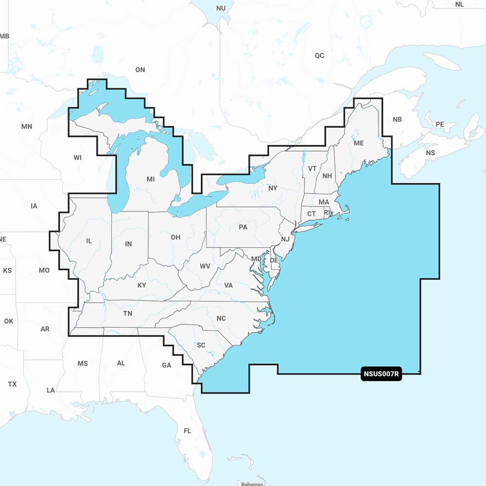 Garmin Navionics+ NSUS007R U.S. East 010-C1291-20