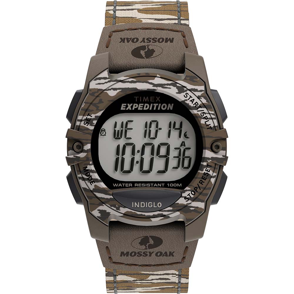 Timex Expedition Digital Cat 33mm - Mossy Oak - Quartz Canvas TW4B19900