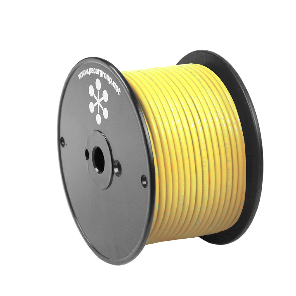 Pacer Yellow 18 AWG Primary Wire - 100' WUL18YL-100