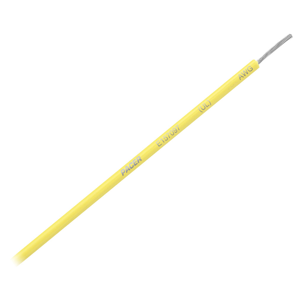 Pacer Yellow 14 AWG Primary Wire - 18' WUL14YL-18