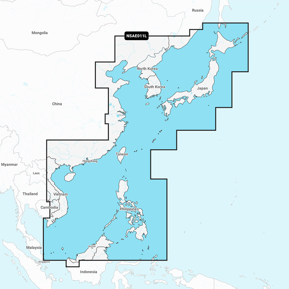 Garmin Navionics+ NSAE011L - China Sea & Japan - Marine Chart 010-C1214-20