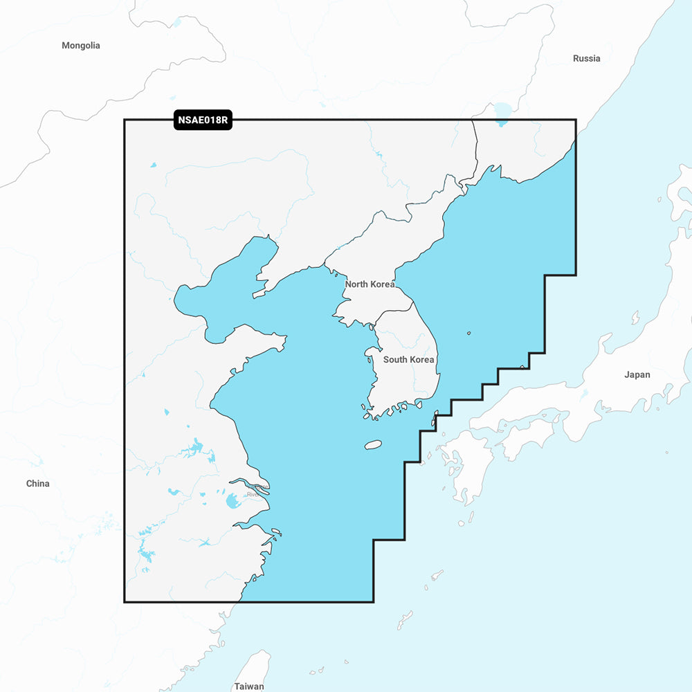 Garmin Navionics+ NSAE018R - Yellow Sea - Marine Chart 010-C1216-20