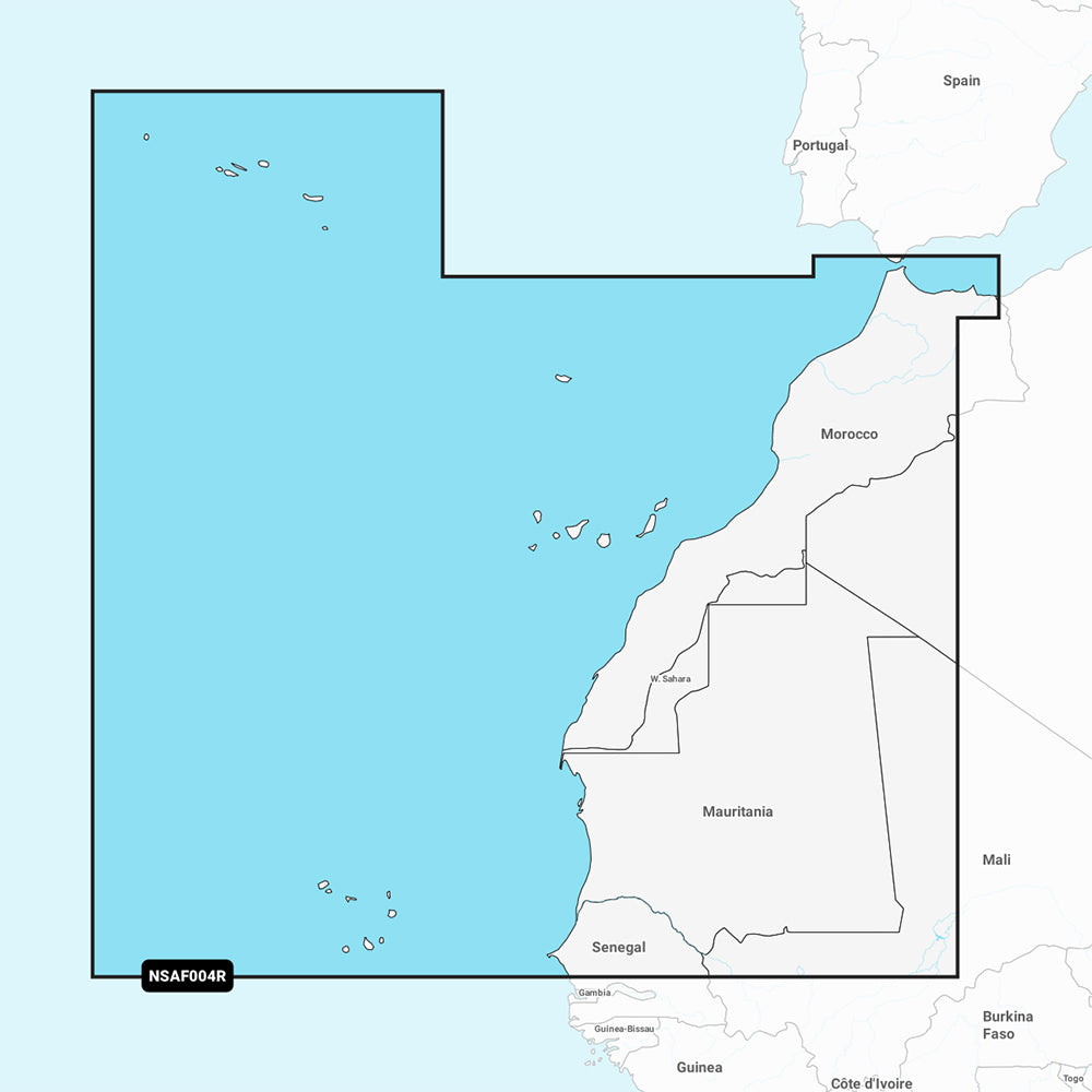 Garmin Navionics+ NSAF004R - Africa, Northwest - Marine Chart 010-C1227-20