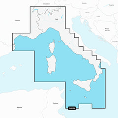 Garmin Navionics+ NSEU012R - Mediterranean Sea, Central West - Marine Chart 010-C1238-20