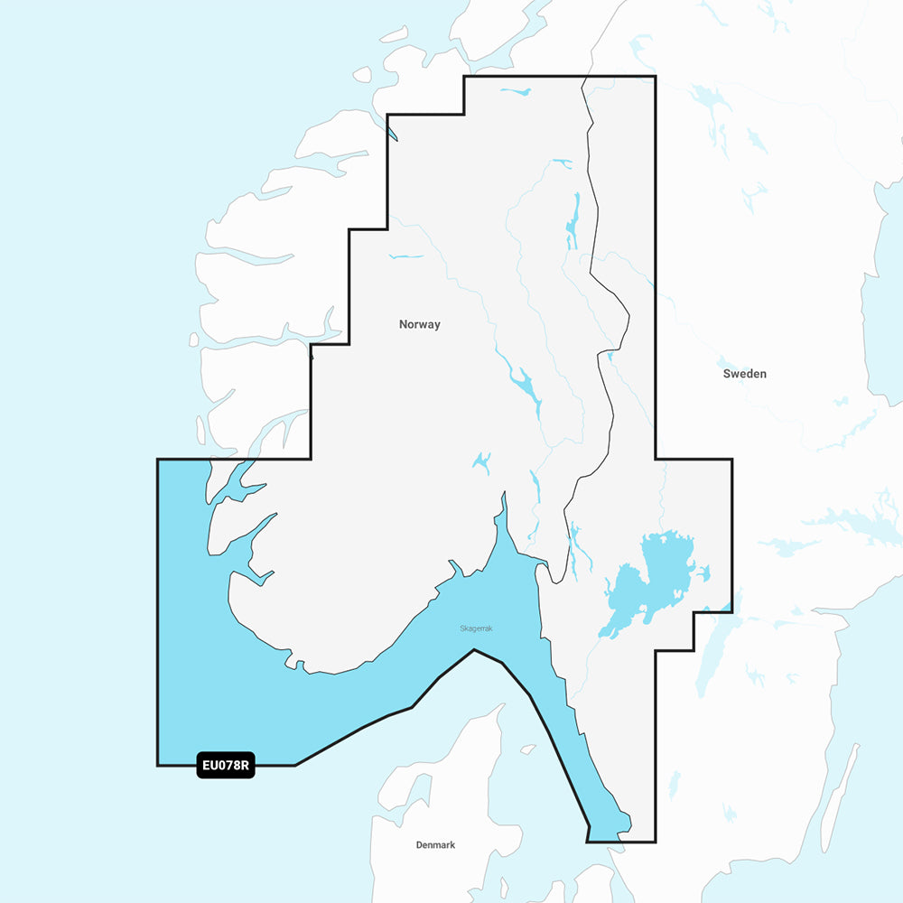 Garmin Navionics+ NSEU078R - Oslo, Skagerrak & Haugesund - Marine Chart 010-C1244-20