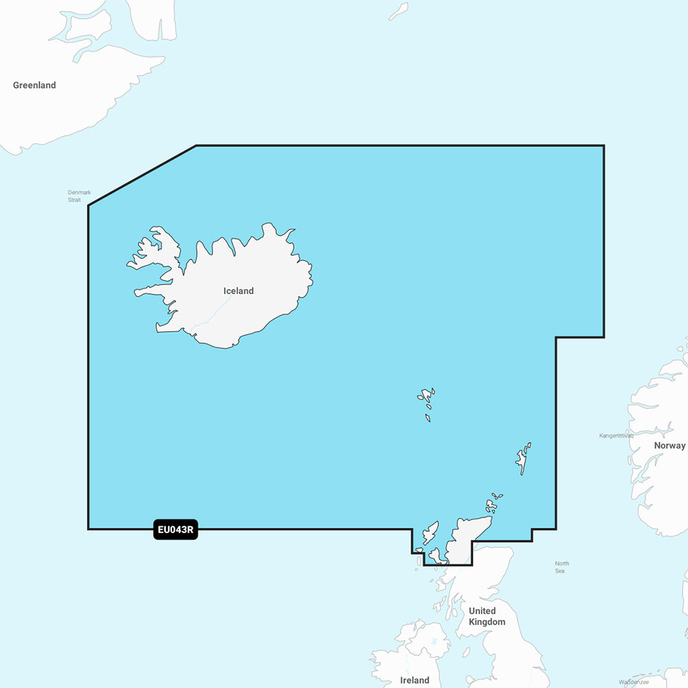 Garmin Navionics+ NSEU043R - Iceland to Turkey - Marine Chart 010-C1246-20