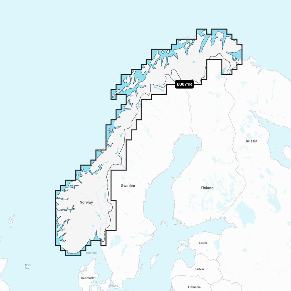 Garmin Navionics+ NSEU071R - Norway Lakes & Rivers - Inland Marine Chart 010-C1266-20