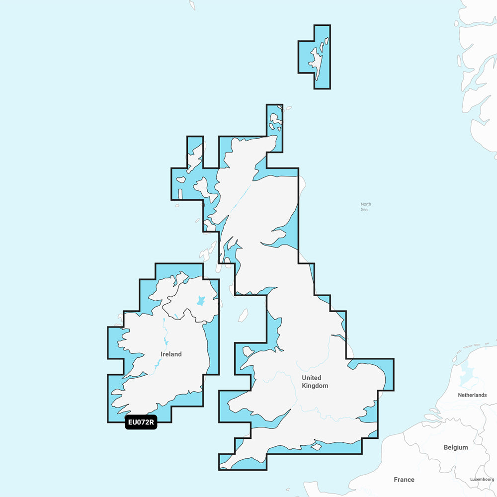 Garmin Navionics+ NSEU072R - U.K. & Ireland Lakes & Rivers - Marine Chart 010-C1267-20