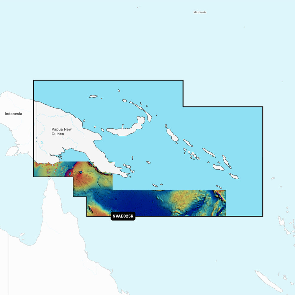 Garmin Navionics Vision+ NVAE025R - Papua New Guinea & Solomon Islands - Marine Chart 010-C1223-00