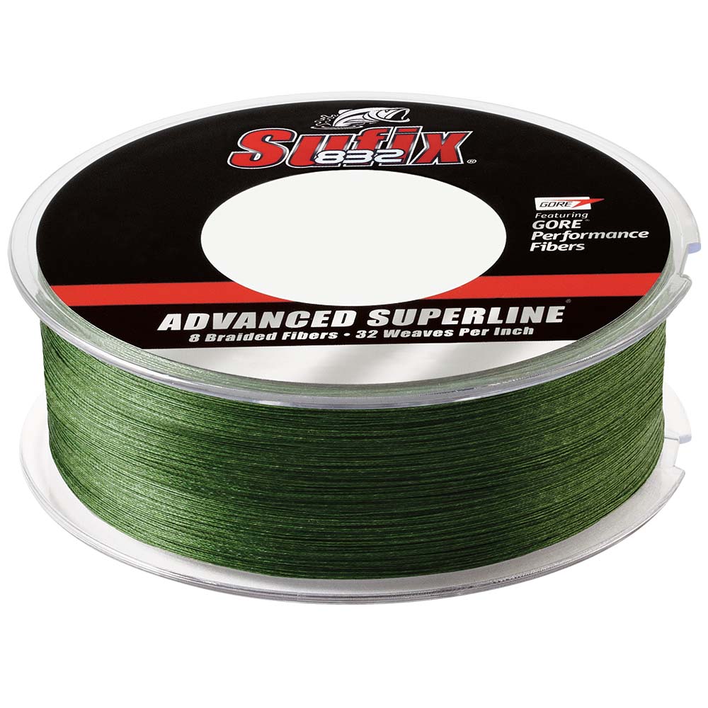 Sufix 832 Braid - 40lb - Low-Vis Green - 600 yds 660-240G