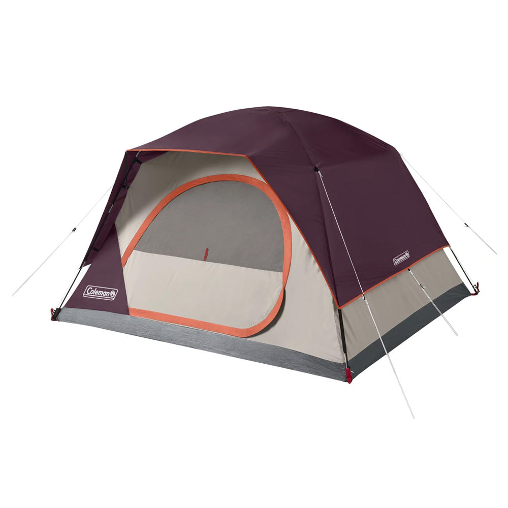 Coleman 2154684 Skydome 4-Person Camping Tent - Blackberry