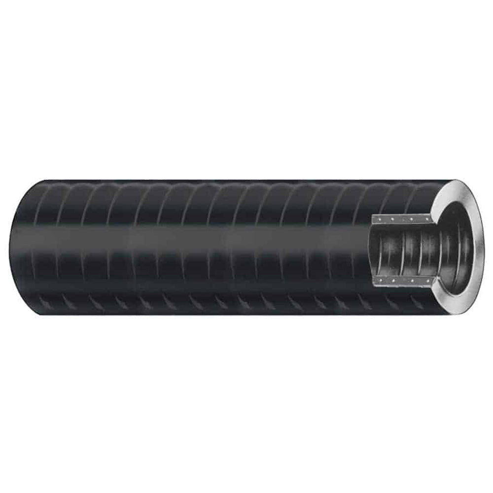 Trident Marine 149-1126 1-1/2" x 50' VAC XHD Bilge & Live Well Hose - Hard PVC Helix - Black