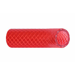 Trident Marine 166-0586 5/8" x 50' Boxed Reinforced PVC (FDA) Hot Water Feed Line Hose - Drinking Water Safe - Translucent Red