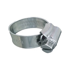 Trident Marine 705-0121 316 SS Non-Perforated Worm Gear Hose Clamp - 3/8" Band - 5/8"&ndash;15/16" Clamping Range - 10-Pack - SAE Size 8