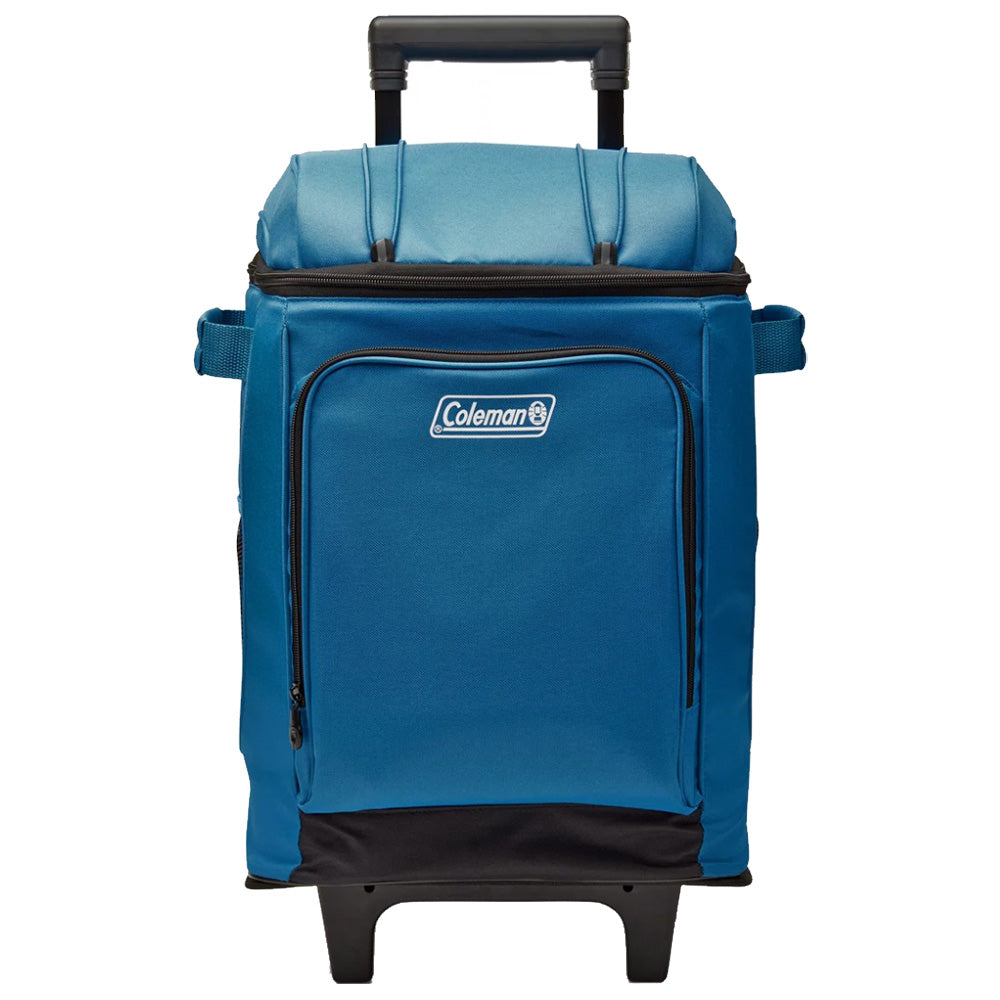 Coleman 2158120 CHILLER 42-Can Soft-Sided Portable Cooler w/Wheels - Deep Ocean