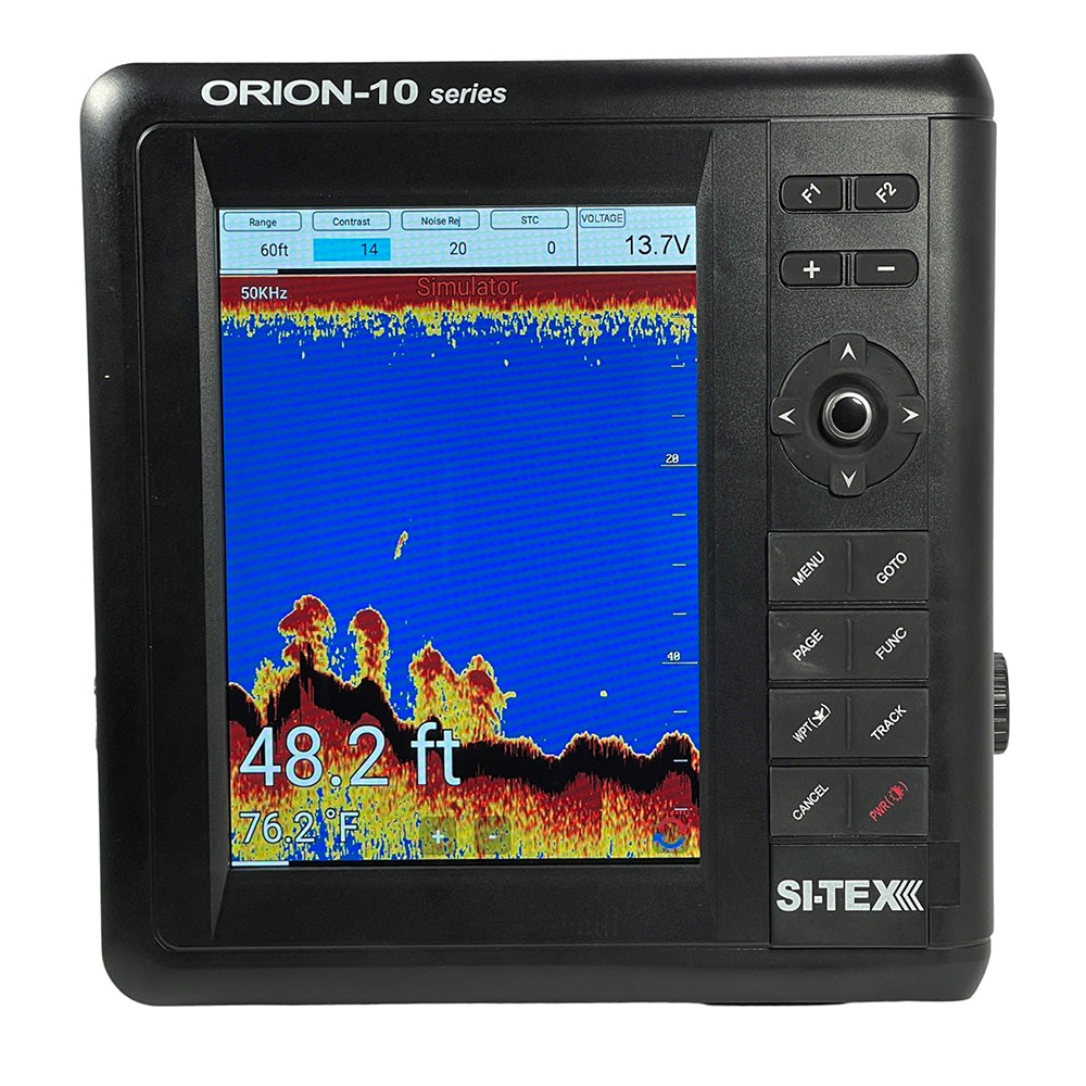 SI-TEX ORIONC 10" Chartplotter System w/Internal GPS & C-MAP 4D Card