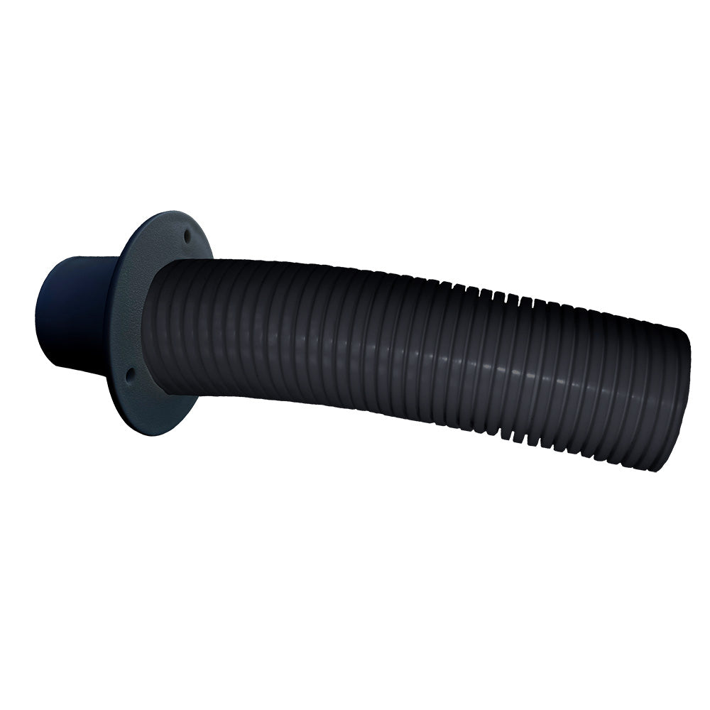 Trident Marine TFK-10 10' Black Stern Flex Hose w/Transom Flange