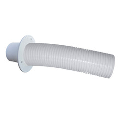 Trident Marine TFK-10W 10' White Stern Flex Hose w/Transom Flange