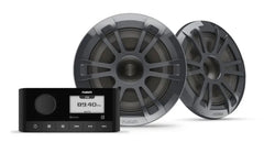 Fusion 010-02405-61 MS-RA60 Bundle MS-RA60 Stereo with Pair EL Sport 6.5" Speakers