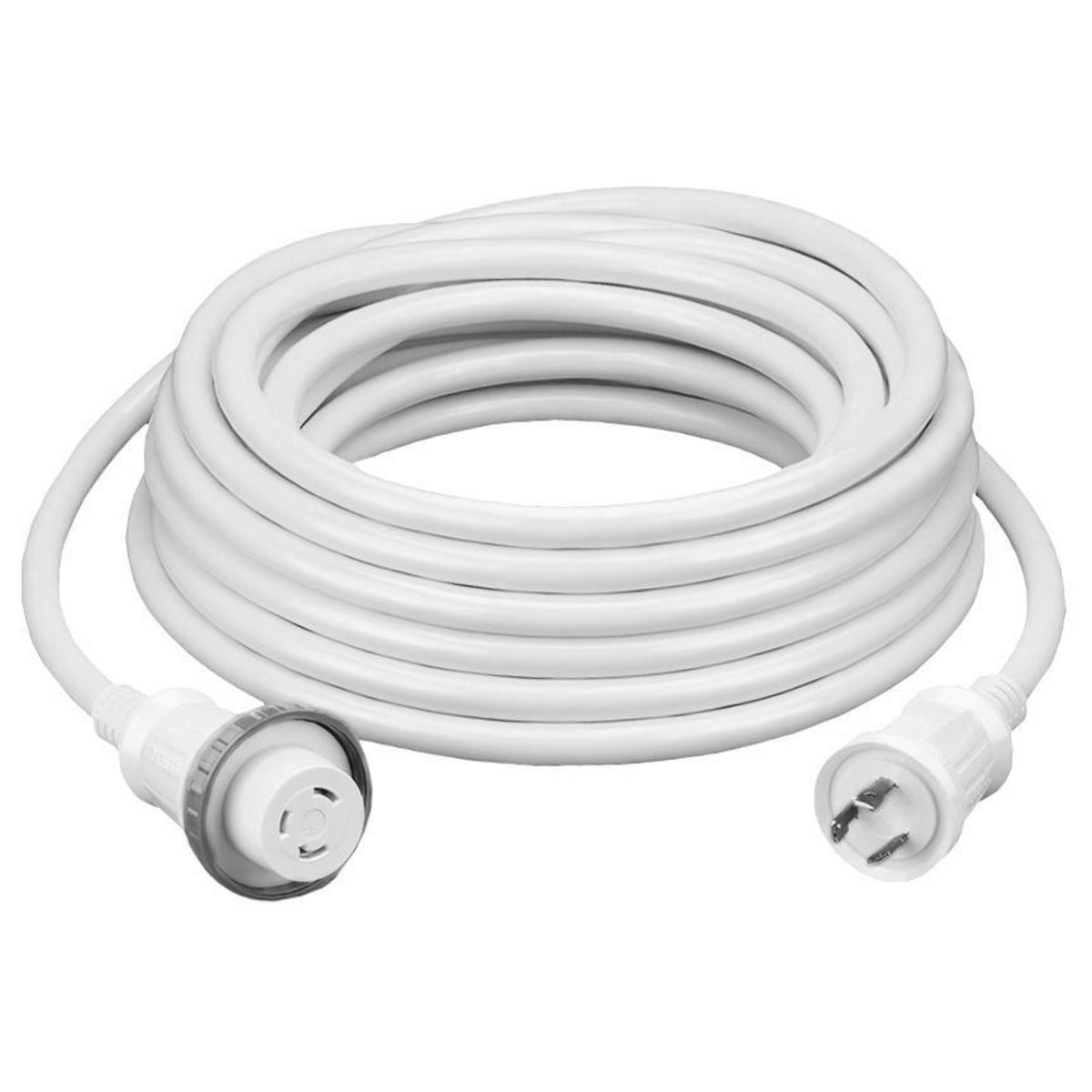 Hubbell HUBHBL61CM08W 30A 50 Foot White Shore Cord