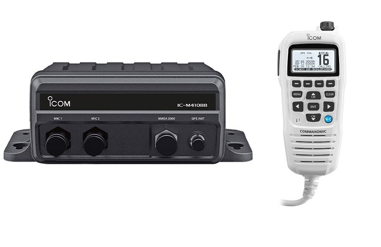 Icom M410BB Black Box VHF With HM195GW White