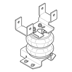 Firestone 2190 Air Helper Springs, Rear Kit